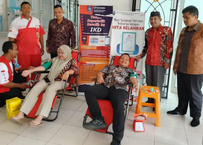 Dua Dinas Pemkab Basel Gelar DDS, Segini Jumlah Darah yang Didapat