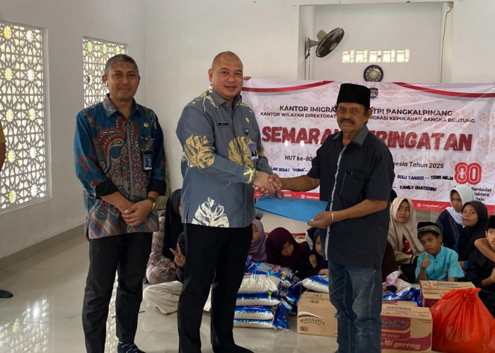 Imigrasi Babel Berbagi: Kanwil Ditjenim Babel Gelar Bakti Sosial
