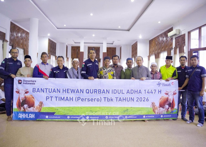 PT Timah Kembali Distribusikan Hewan Kurban, Bupati Bateng: Bentuk Kepedulian yang Konsisten