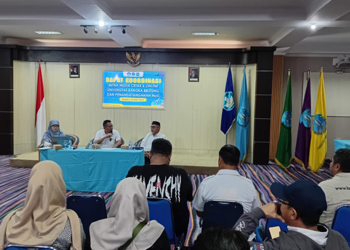 UBB dan Babel Pos Siap Kerjasama Memberikan Informasi Qualified Bagi Publik