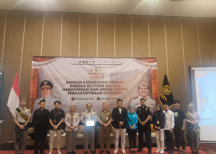 Gelar Public Hearing, Karantina Babel Perkuat Transformasi Harmonisasi dan Sinergi Dalam Hilirisasi Ekspor 