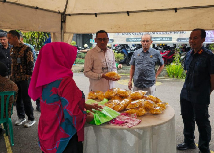 HBP ke-62, Karya Warga Binaan Babel Jadi Sorotan di Lapas Pangkalpinang