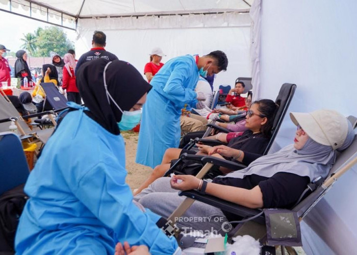 HUT ke-49 PT Timah di Kabupaten Bangka: Gelar Donor Darah Tiga Kali, Khitanan Massal, Pekan Sehat 