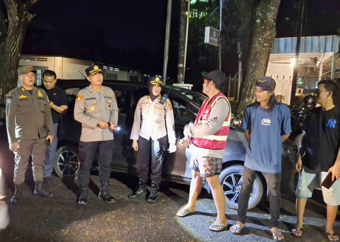 Antisipasi Premanisme, Polresta Pangkalpinang Patroli Gabungan Malam Minggu 
