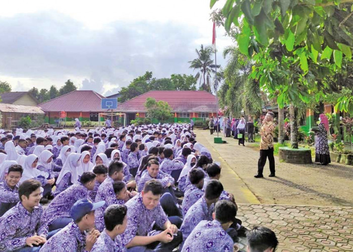 Hari Pertama Masuk Sekolah SMPN 7 Pgk, Halal Bi Halal Keluarga Besar