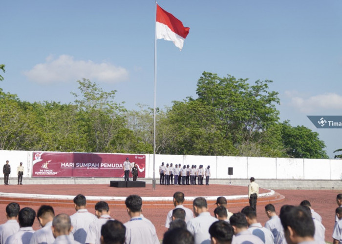 PT Timah Gelar Upacara hingga Fasilitasi Pemkot Pangkalpinang Laksanakan Upacara di Griya Timah