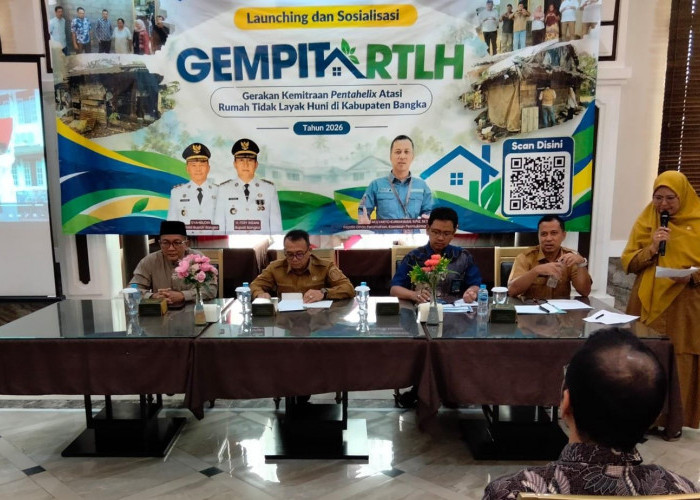Sosialisasi & Launching GEMPITA RTLH: 581 Unit Dituntaskan, Bangka Target Nol RTLH 2027