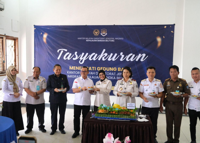 Kanwil Kemenkum Babel Hadiri Tasyakuran Gedung Baru Kanwil Ditjen Imigrasi Kepulauan Bangka Belitung
