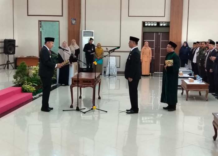 Haryadi Dilantik Jadi Sekda Bangka, Ini Pesan Bupati Fery