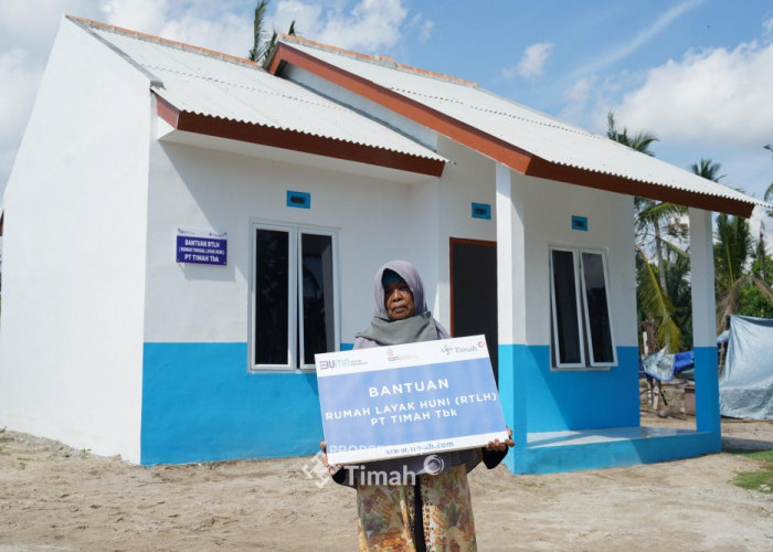 PT Timah Hadirkan Rumah Layak Huni Bagi Masyarakat di Lingkar Tambang