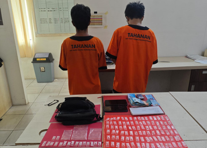 Polresta Pangkalpinang Tangkap 2 Pria di Air Mesu, 115 Paket Sabu Seberat 26,49 Gram Disita