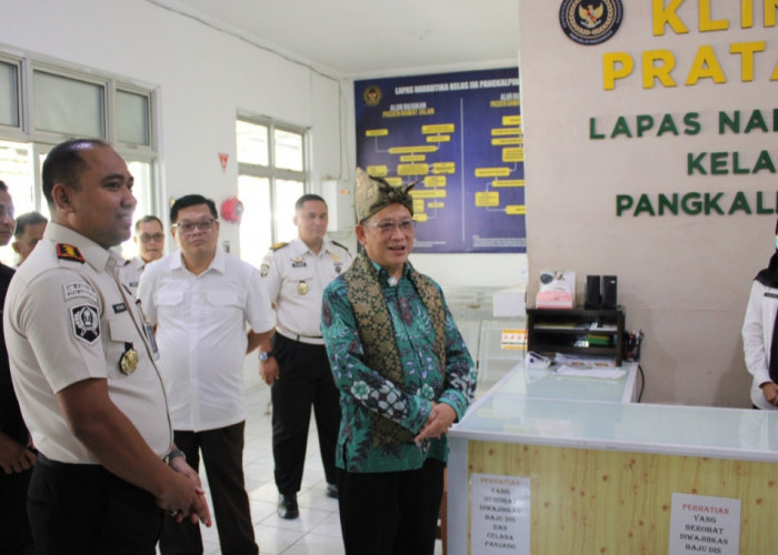 DPD RI Soroti Overcrowding Lapas, Bahar Buasan Cek Langsung Kondisi Lapas Narkotika Pangkalpinang