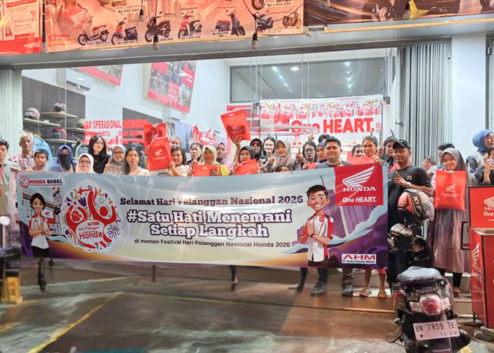 Hangat, Seru, dan Penuh Hadiah! Honda ASP Pangkalpinang Hadirkan Night With Customer di Hari Pelanggan Nasiona