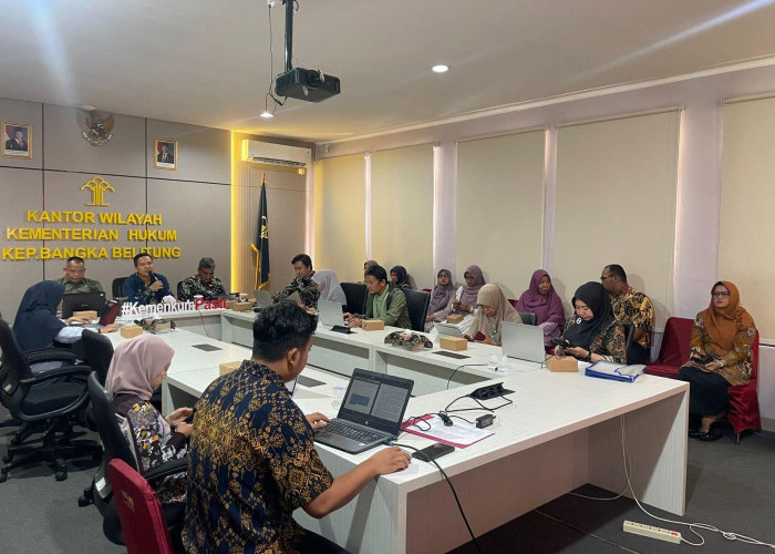 Kanwil Kemenkum Babel Harmonisasikan Tiga Raperbup Kabupaten Bangka Tengah