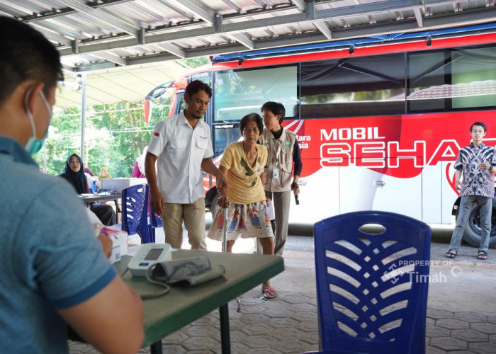 Jelajah dari Dusun hingga Kota, Mobil Sehat PT Timah Bantu Warga Tetap Sehat