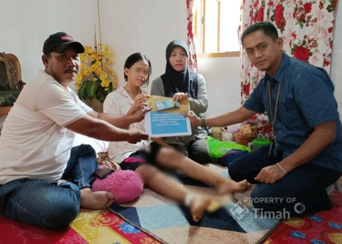 Nurhasanah Terharu hingga Menangis Saat Bantuan PT Timah  Ringankan Biaya Pengobatan Anaknya