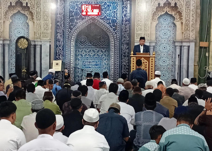 ​Wamen P2MI Jadi Khatib Salat Iduladha di Masjid Muhajirin Pangkalpinang, Ingatkan Esensi Persatuan