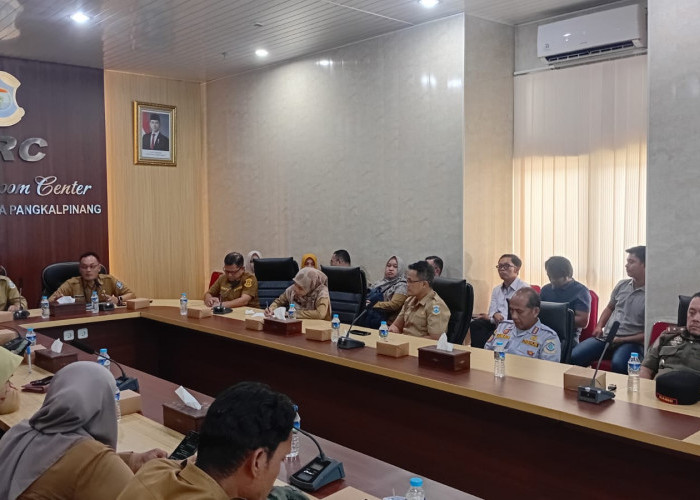 Pelantikan Wali Kota dan Wali Kota Pangkalpinang Disiarkan Streaming Youtube