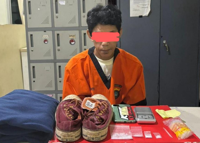 Tak Kapok! Residivis Narkoba di Pangkalpinang Ini Tertangkap Lagi Saat Bawa 4,89 Gram Sabu