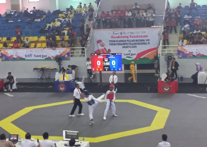 Keyzo Fachero Persembahkan Medali Perunggu Kedua untuk Babel di Cabor Taekwondo POPNAS XVII