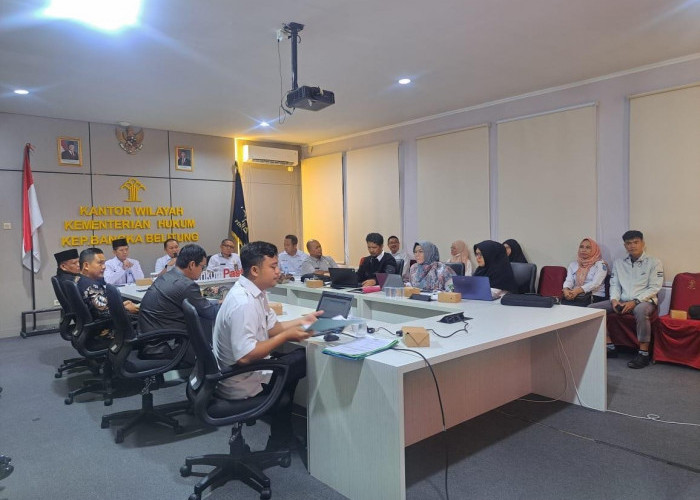 Kanwil Kemenkum Babel Harmonisasikan Ranperda Bangka Barat Tentang Rencana Pembangunan Jangka Menengah Daerah 