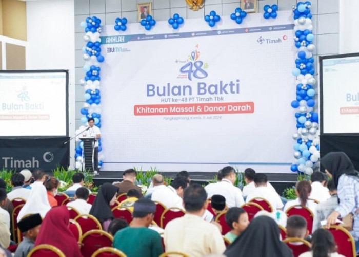 Rangkaian HUT ke-48 PT Timah Diawali dengan Bulan Bakti