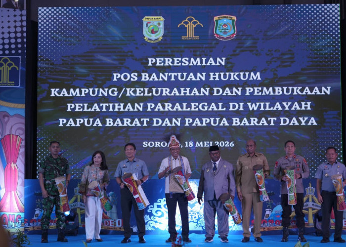 Perkuat Akses Keadilan, Menteri Hukum Resmikan Ribuan Posbankum di Papua Barat dan Papua Barat Daya