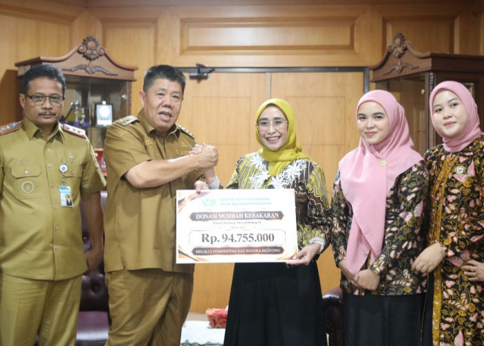 Wujud Kepedulian bagi Korban Kebakaran Basel, Gubernur Hidayat Arsani Terima Donasi BPJS Ketenagakerjaan
