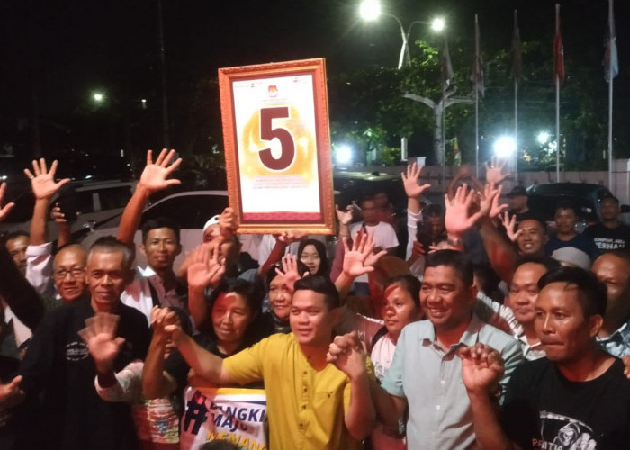 Respon Rato-Ramadian Setelah Ditetapkan KPU Memenuhi Syarat Maju Pilkada Bangka