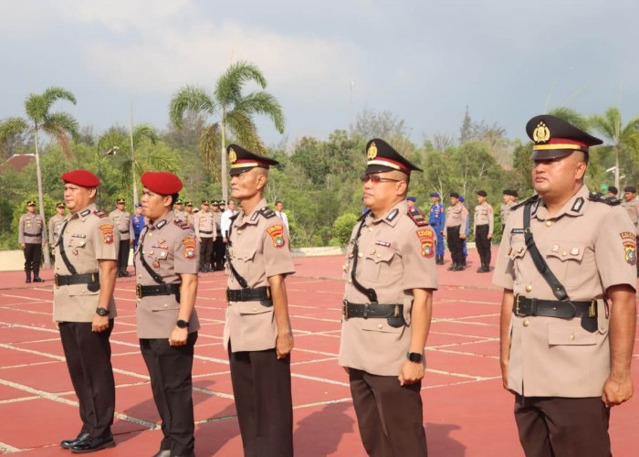 2 Kasat Dan 1 Kapolsek Polres Bangka Barat Berganti