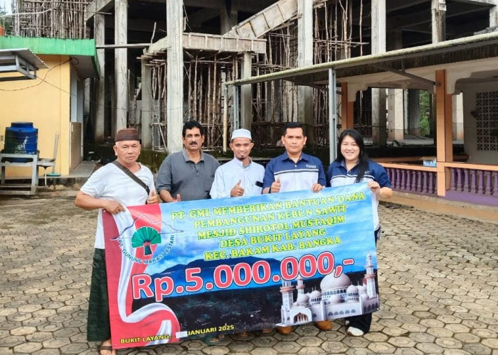 Wujud Kepedulian, PT GML Bagikan CSR ke Masjid, Polsek hingga Kantor Camat