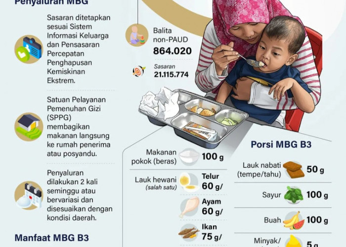 MBG Penuhi Gizi 1,3 Juta Ibu dan Balita