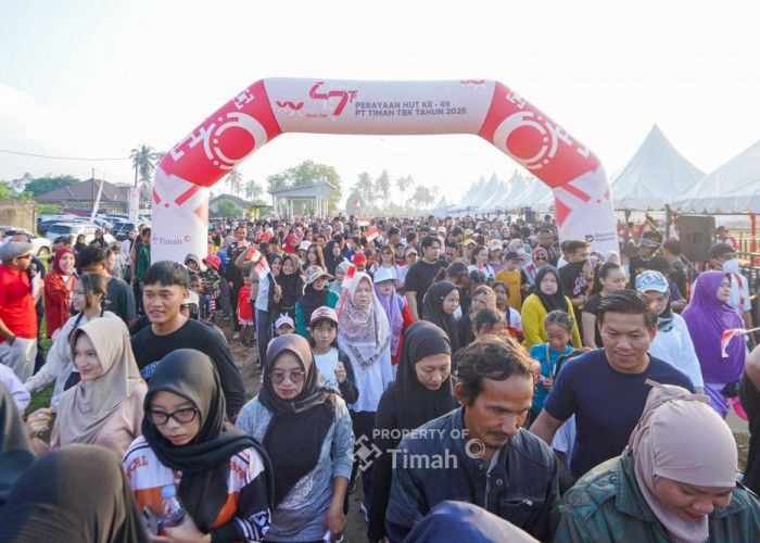 Ribuan Masyarakat Belinyu Tumpah Ruah Ikuti Pekan Sehat HUT ke-49 PT Timah Tbk
