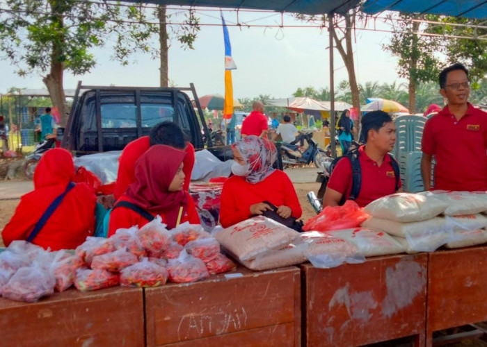 Selama Aik Bakung, DKUKMINDAG Basel Sudah Distribusi 15 Ton Beras Lokal