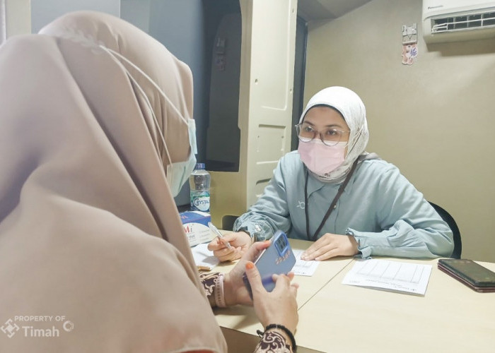 Berobat Jadi Lebih Dekat, Ratusan Warga Mentok Datangi Mobil Sehat PT Timah Tbk 