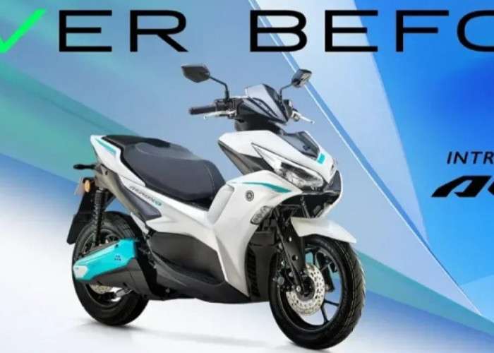 Yamaha Luncurkan Aerox Listrik, Sekali Cas Bisa Menempuh 160 Km