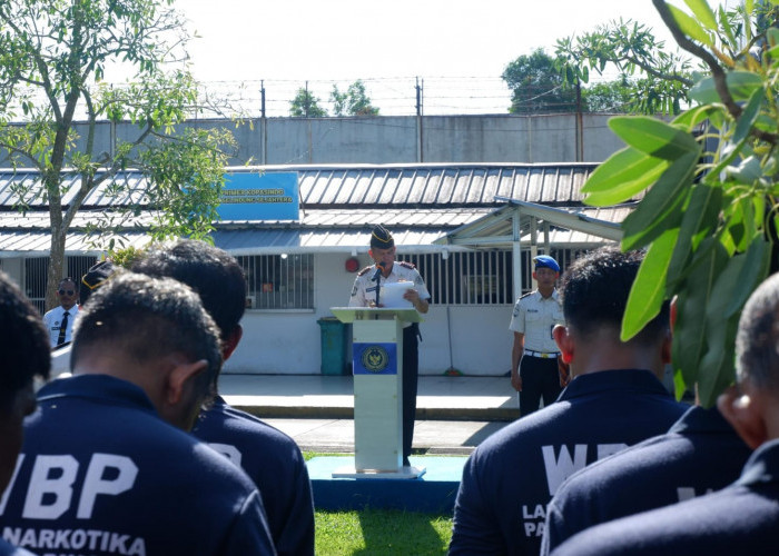 Lapas Narkotika Pangkalpinang Tanamkan Semangat Kebangkitan dan Nasionalisme pada Warga Binaan