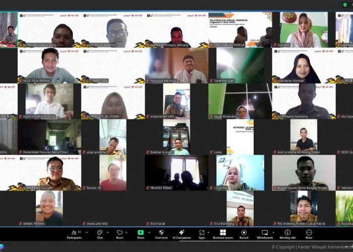 Kanwil Kemenkum Babel Gelar Pelatihan Paralegal Posbankum Desa/Kelurahan se-Kabupaten Bangka Tengah