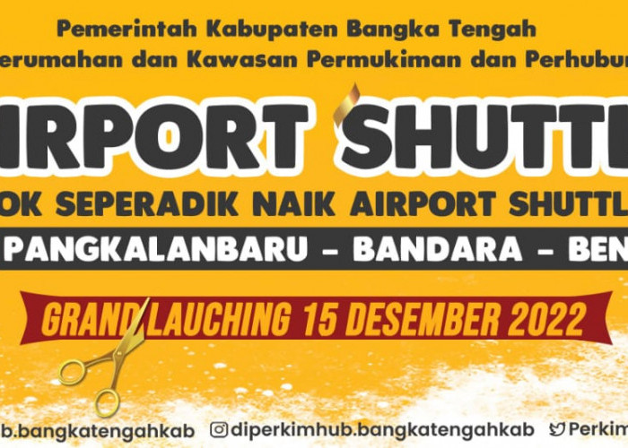 Inovasi Airport Shuttle Rute Pangkalanbaru - Bandara - Benteng Siap Launching 15 Desember Mendatang