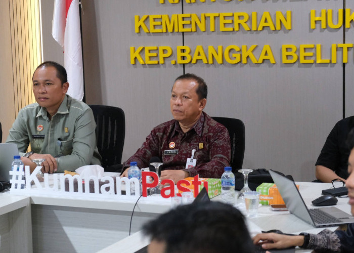 Sebanyak 109  produk hukum daerah di harmonisasi Kanwil Kemenkum Bangka Belitung pada Semester I Tahun 2025