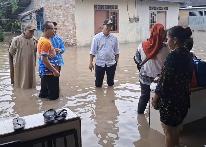Tinjau Banjir, Bupati Fery Bantu Warga Terdampak