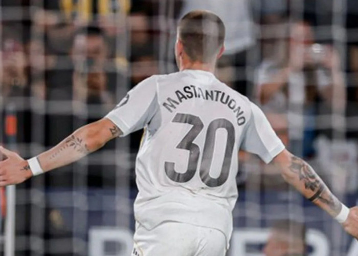 Bahagianya Mastantuono Cetak Gol Debut di Real Madrid 