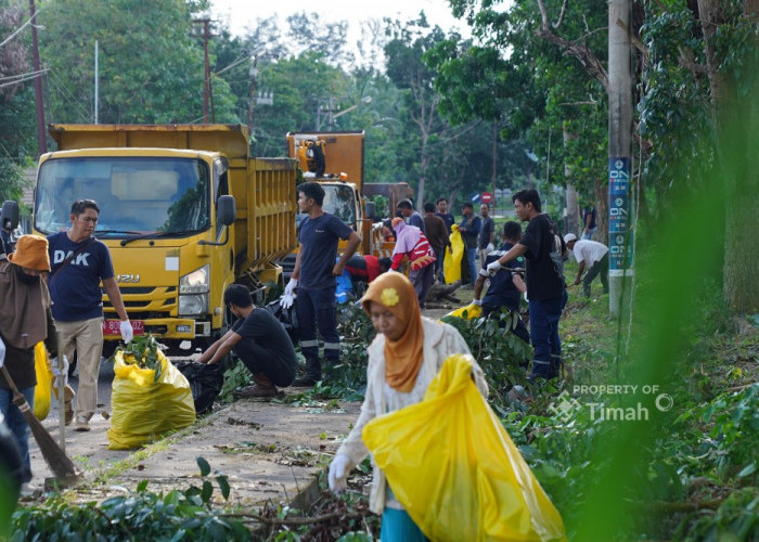 Bantu Penanganan Sampah, PT Timah Dukung Perbaikan Wadah Sampah di Kabupaten Bangka