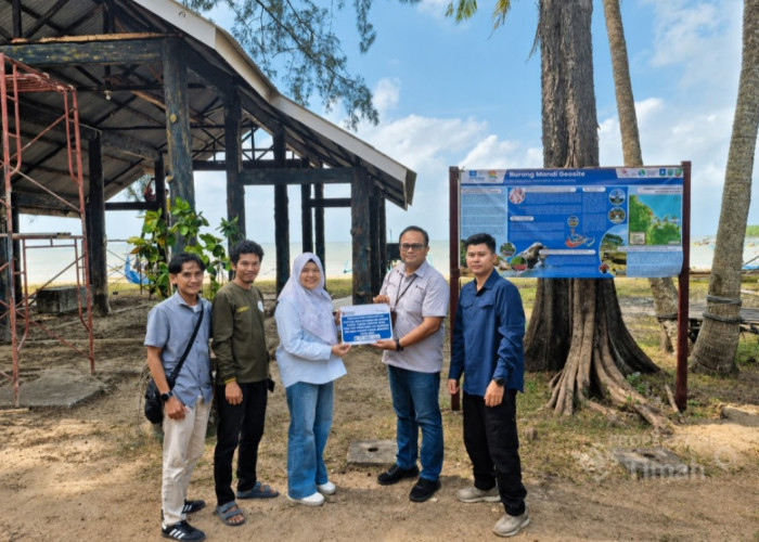 PT TIMAH Dukung Percantik Geosite Belitong UNESCO Global Geopark Lewat Revitalisasi Display Kater
