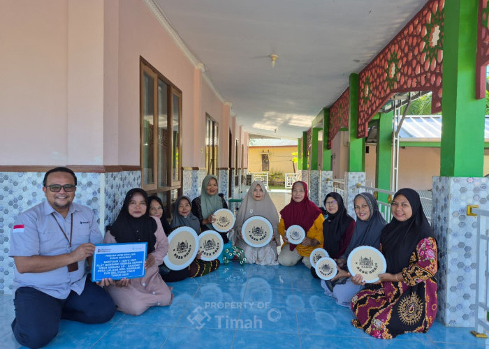 Dukung Pelestarian Seni Rebana, PT Timah Bantu Grup AS-Saaddah Desa Lalang Belitung Timur