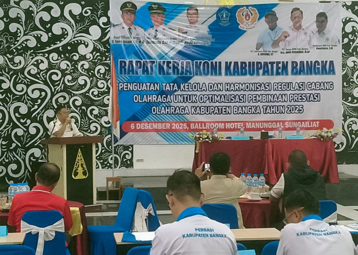 ​Tunda Musyorkab Secara Sepihak, KONI Bangka Panggil Ketua KONI Provinsi untuk Mediasi