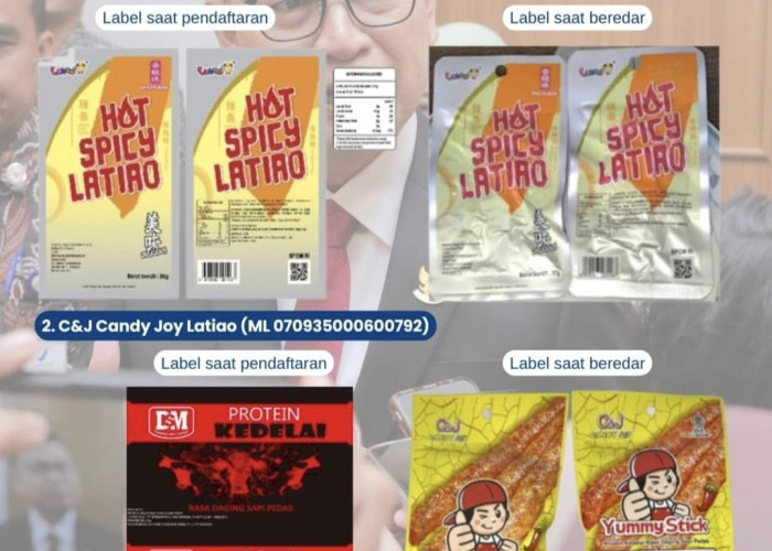 Kasus Keracunan, 4 Produk Latiao Ditarik BPOM