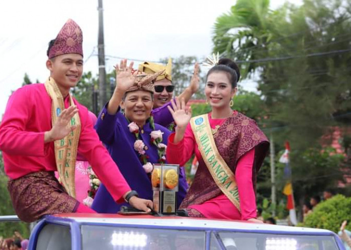 Arakan Piala Adipura Sungailiat Disambut Meriah