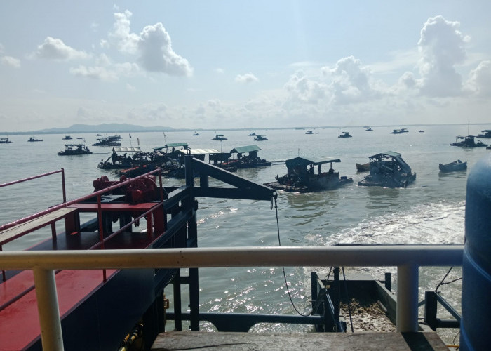 Ratusan TI Selam Membandel, Kembali Merambah IUP PT Timah Sukadamai, Katanya Ada Beking