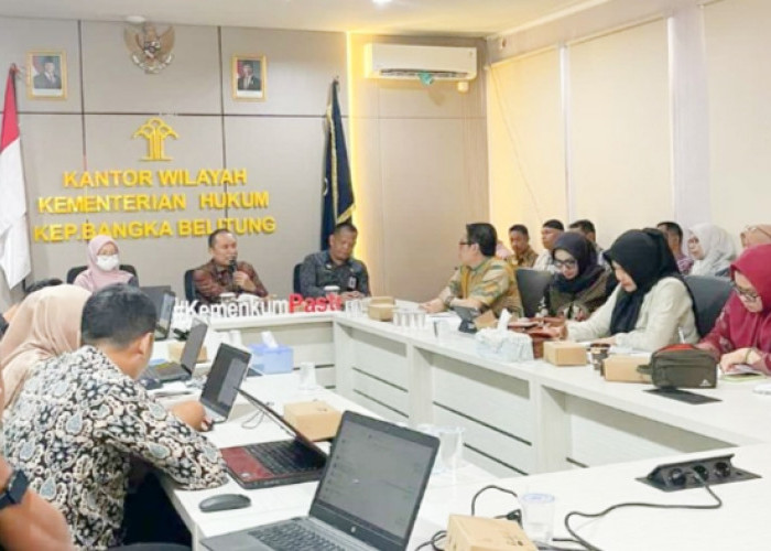 Kemankum Babel Harmonisasikan Empat Ranperbup Kabupaten Bangka